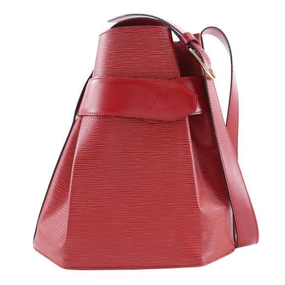 LOUIS VUITTON Red Leather Shoulder Bag - Picture 1 of 16